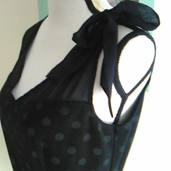 Eric Daman for Charlotte Russe Polka Dot Little Black Dress - Picture 5 of 10